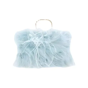 GUESS Polyester One Shoulder Crossbody Clutches Women's Blue