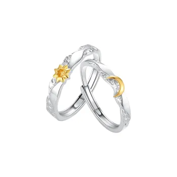 CHOW TAI KING S925 Silver Rings Unisex