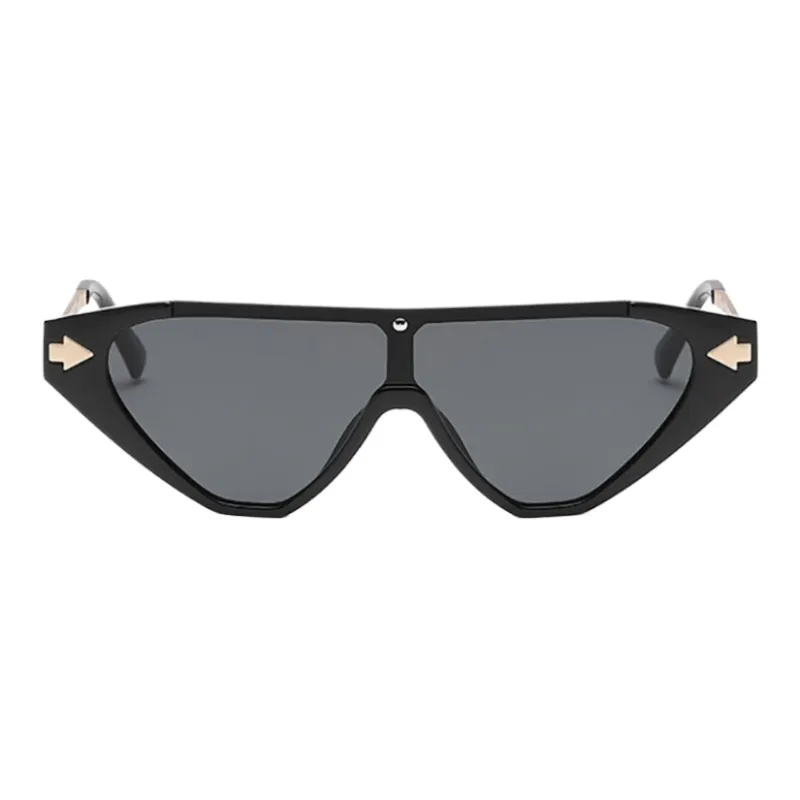 SOMAN Metal Irregular Shape Sunglasses Unisex-1