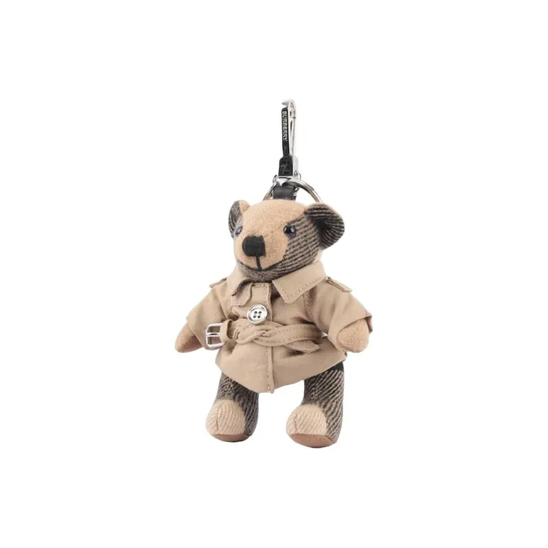 Burberry Wool Keychains Unisex Brown-1