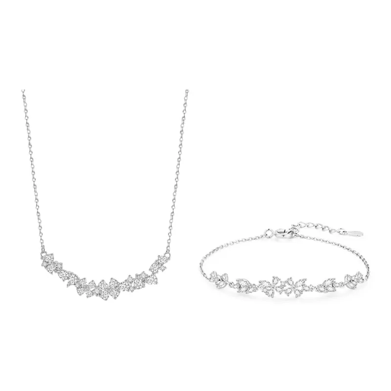 Asia Star S925 Silver Necklaces Women's-5