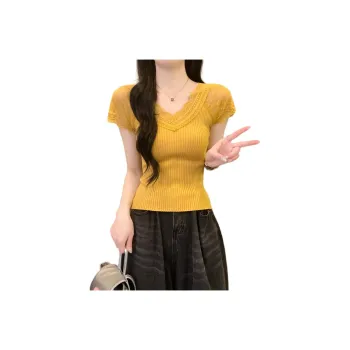 ERIRI Flutter Sleeve T Shirt Women's