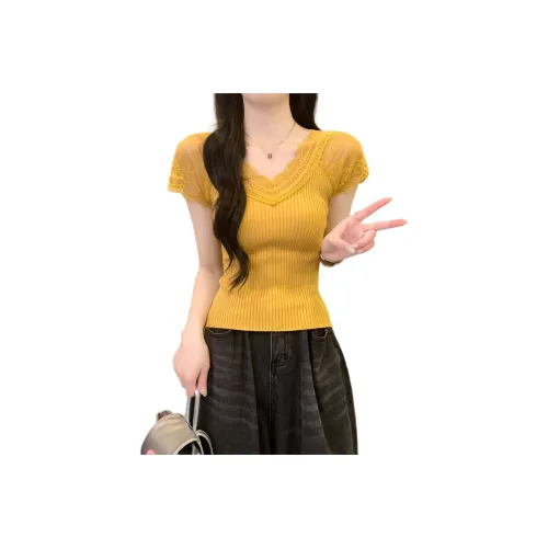 ERIRI Flutter Sleeve T Shirt Women's