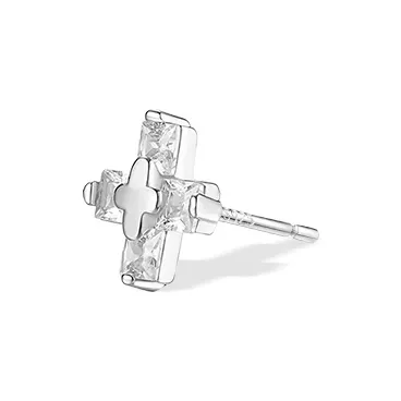 ETAHLOVE S925 Silver Stud Earrings Unisex-24