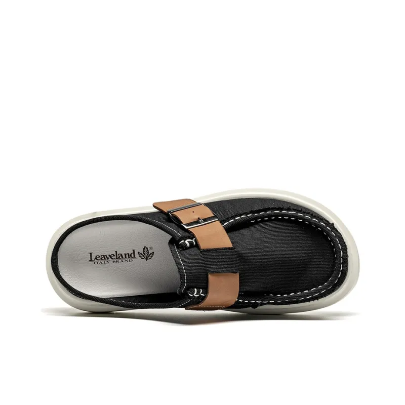 LEAVELAND Closed Toe Slippers Men's-2
