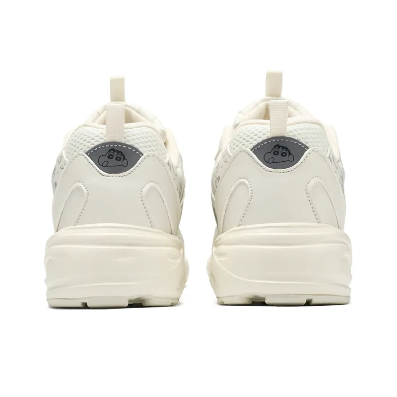 Crayon Shinchan Chunky Sneakers Unisex Low Top White Blue-22