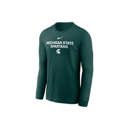 Nike Michigan State Sideline Men's Nike Dri FIT College Long Sleeve T Shirt