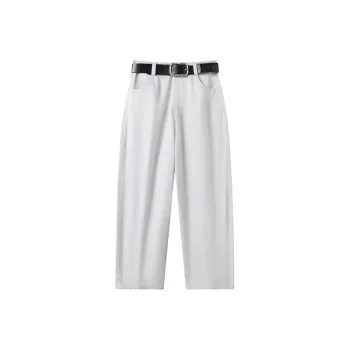 GULIANFEI Casual Pants Women's Moonlight Gray