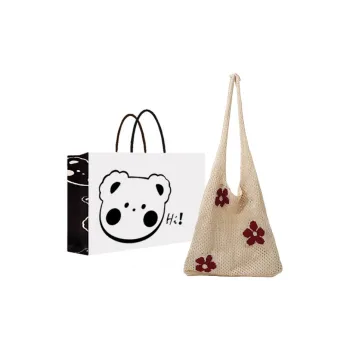 NX DOUGHNUT Woven Shoulder Bag Women's Multicolor