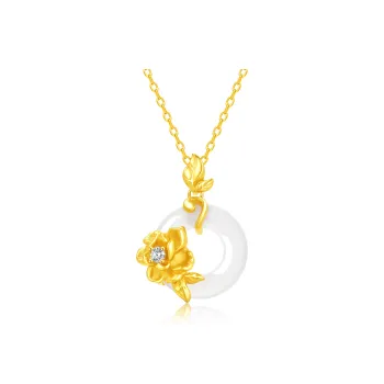 Lao Feng Xiang Chalcedony Necklaces Women's