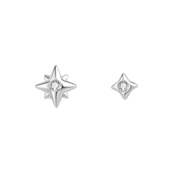 NIANNIANXI S999 Fine Silver Stud Earrings Women's