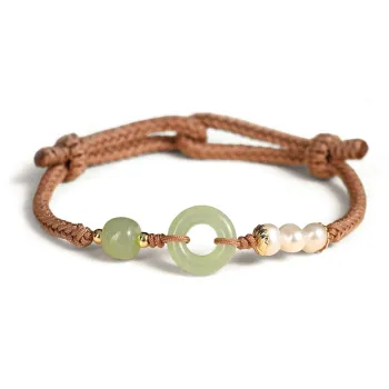 CHINA GOLD Hetian Jade Bracelets White Jade/Pale Greenish White Jade Women's