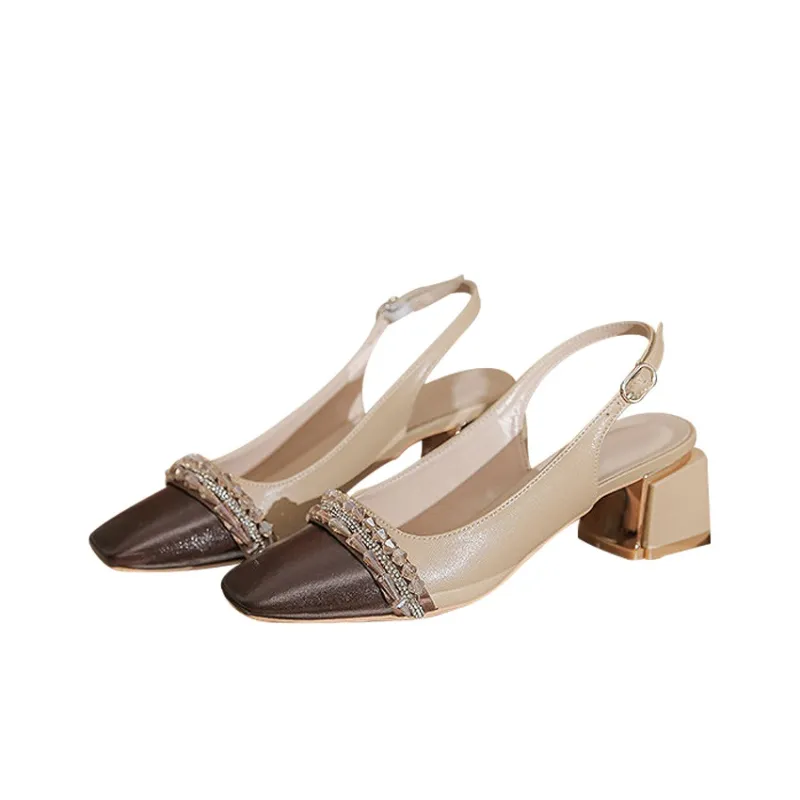 TADSW Chunky Heel High Heels Women's-3