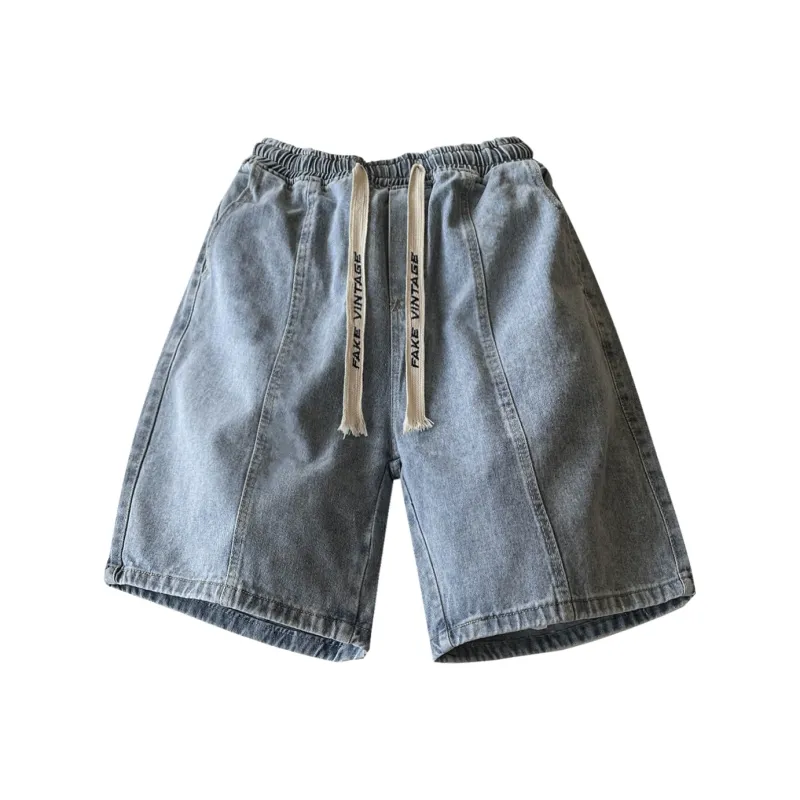 FAKE VINTAGE Denim Shorts Unisex-2