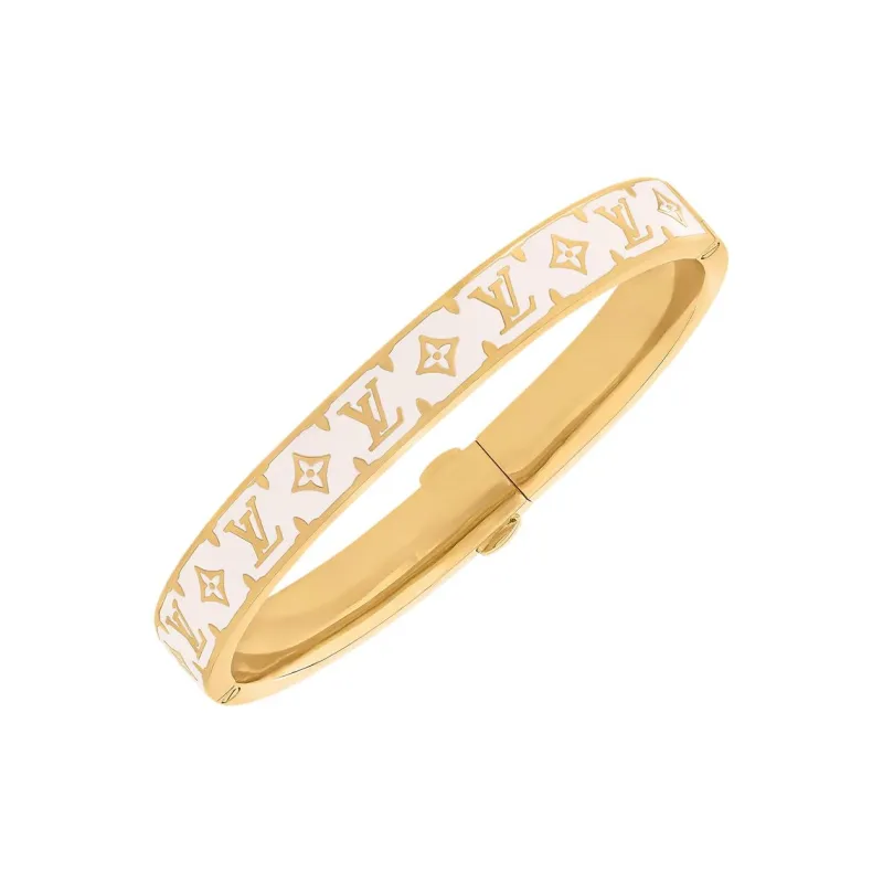 LOUIS VUITTON M1675S Nanogram Enamel Bracelet-1