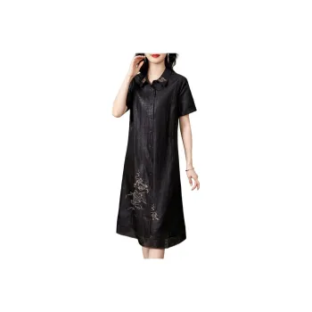 Yi Mengyuan Silk Short Sleeved Dress Women's