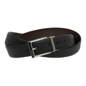 CALVIN KLEIN Leather Belts Unisex Black 