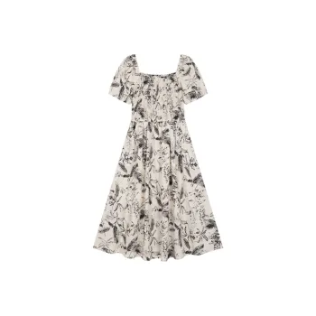 LUYOUYE Short Sleeved Dress Women's
