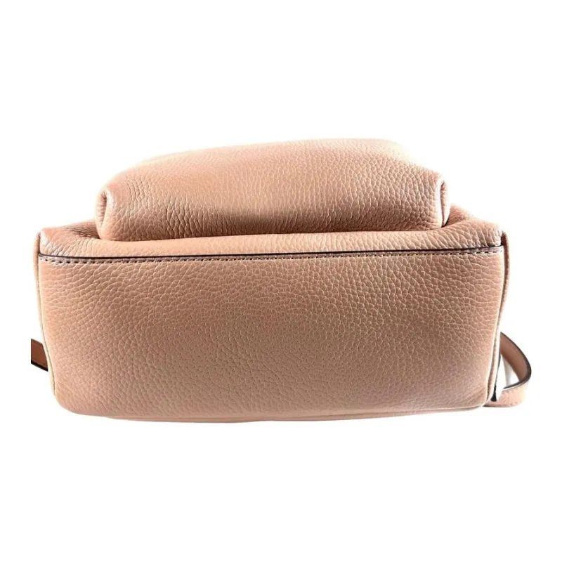 MICHAEL KORS Erin Pebbled Leather Backpack Medium Size Women's Dusty Pink-1