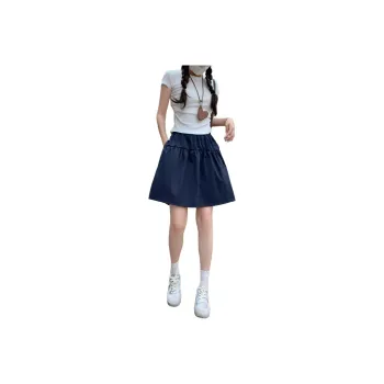 Flowers In Water Casual Short Skirts Women's