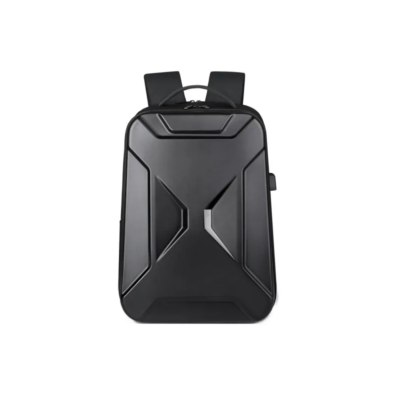 H YXIANG ABS With Leather Membrane Backpack Men's Multicolor-2