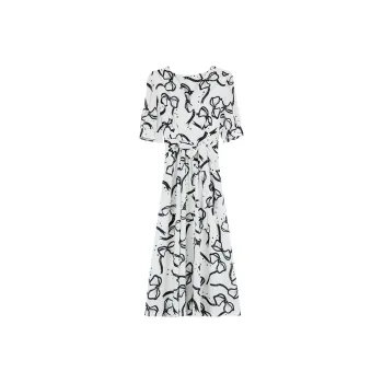 Mu Xiao Xin Short Sleeved Dress Women's