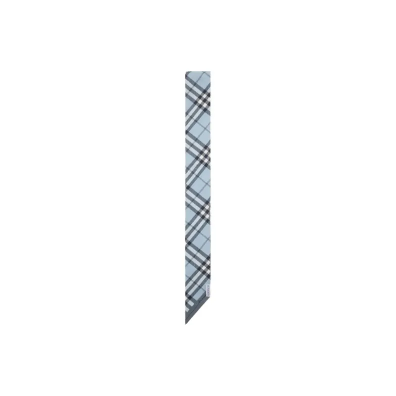 Burberry Checked Silk Scarf-1