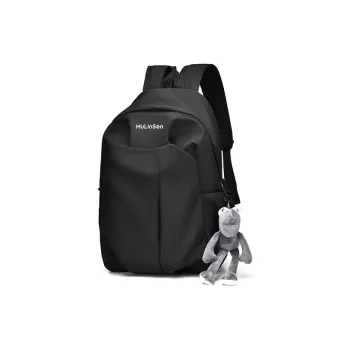 Mulinsen Nylon Backpack Travel Bag Laptop Bag Backpack Regular Unisex Black/White/Red/Gray