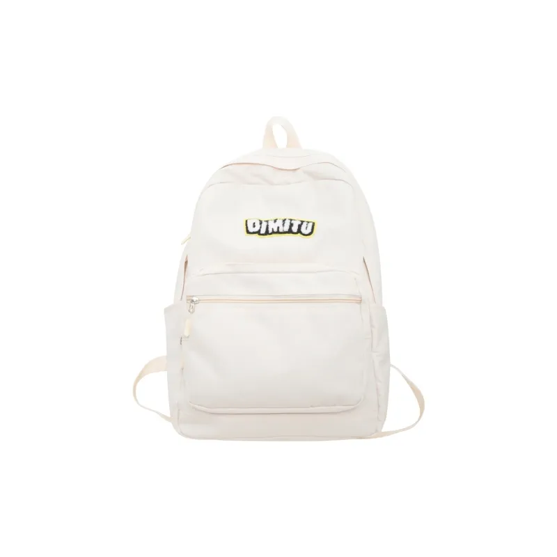 WICKBUEN Nylon Backpack Regular Unisex Red/White/Black/Green-0