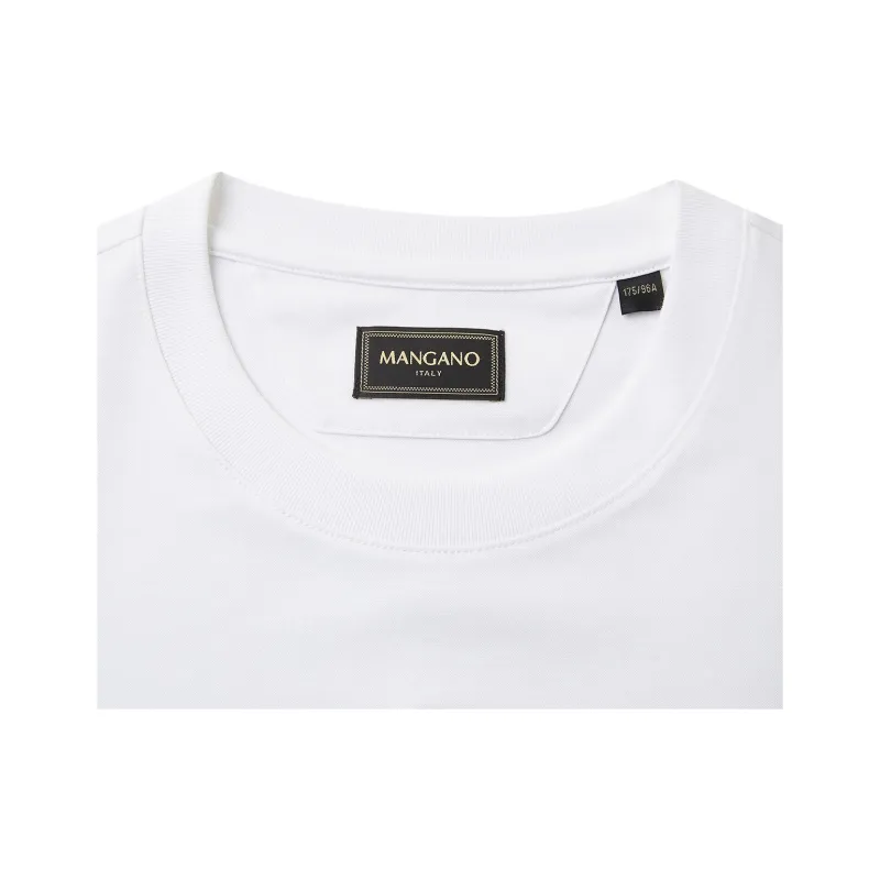 MANGANO T Shirts Men White-3