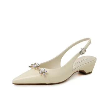 Schilling High Heels Women's Black/White/Light Yellow