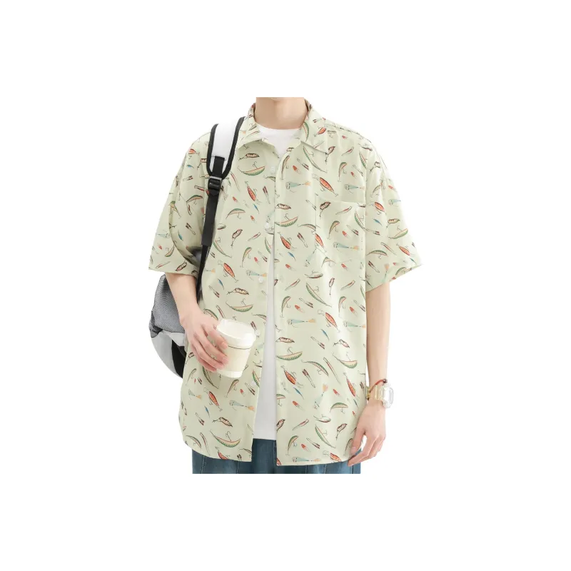 F·dragon Shirts Unisex Erhai Apricot-0