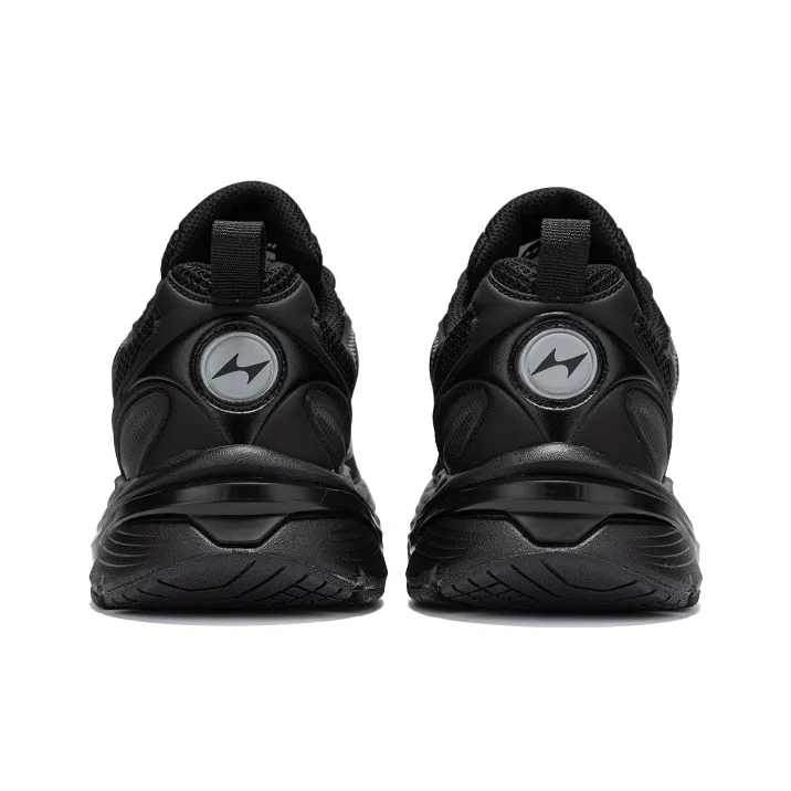 HEALTH Anti Slip Wear Resistant Low Top Running Shoes Unisex Starry Black-4