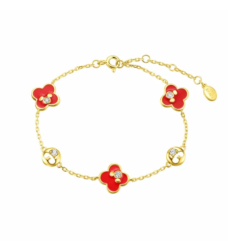 Disney Mickey Series S925 Silver Bracelets Women's-0