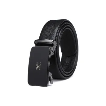 SEPTWOLVES Cow Leather Belts Men's Width 3.5CM