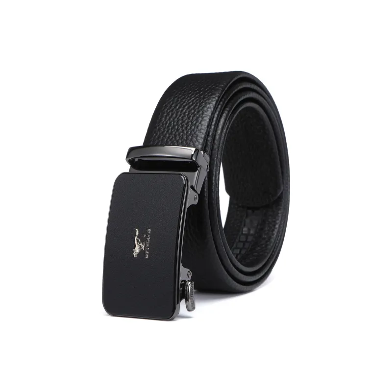 SEPTWOLVES Cow Leather Belts Men's Width 3.5CM-0