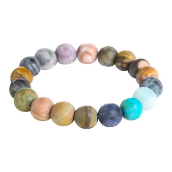 ZUIWENGLANGYASHANWENCHUANG Starry Sky Diopside Bracelets Men's