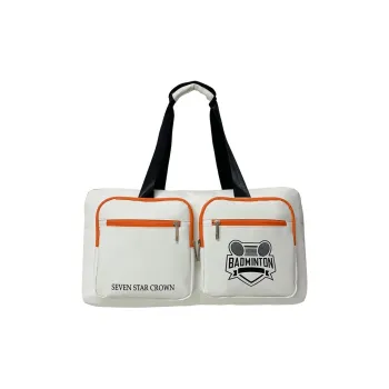 Moonshine PU Travel Bag Unisex Ecru/Black/Blue