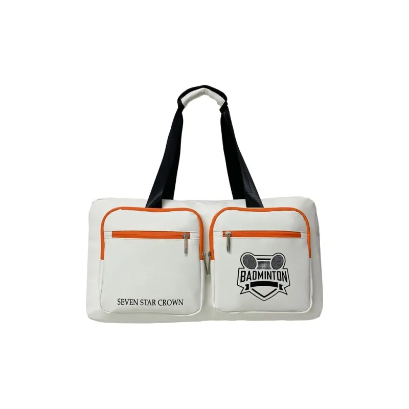 Moonshine PU Travel Bag Unisex Ecru/Black/Blue-0
