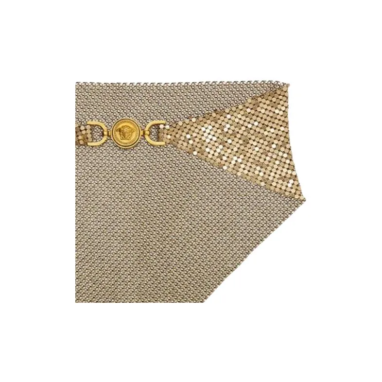 VERSACE Metal Scarves Unisex Gold-1