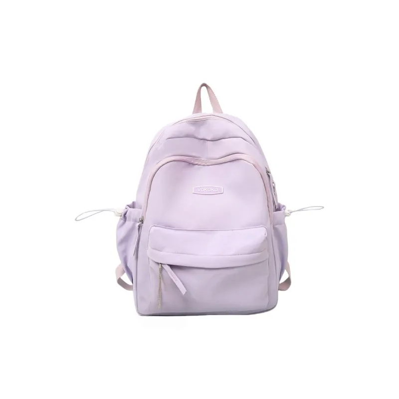 BRABOSTON Nylon Backpack Tubas Women's Black/Pink/Yellow/Purple/Blue-14