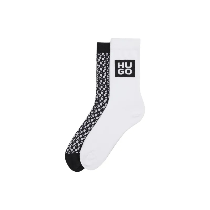 HUGO BOSS Mid Calf Socks Women's 2 Pack-0