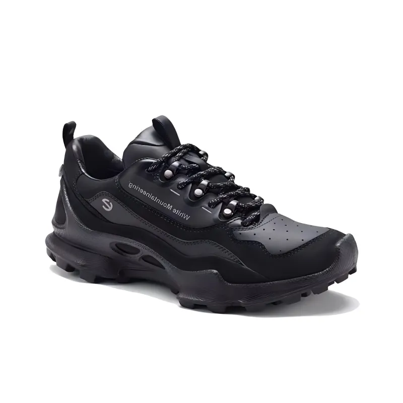 White Mountaineering x Ecco Biom C Trail Abrasion Resistant Low Top Mountaineering & Hiking Shoes Women's Black-2