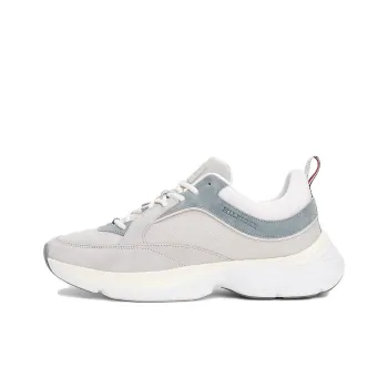 Tommy Hilfiger Trainers Anti Slip Wear Resistant Low Top Casual Running Shoes Men's Gray Blue