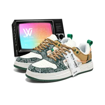 White Sands Slip Resistant, Abrasion Resistant, Breathable Low Top Skateboard Shoes Men's