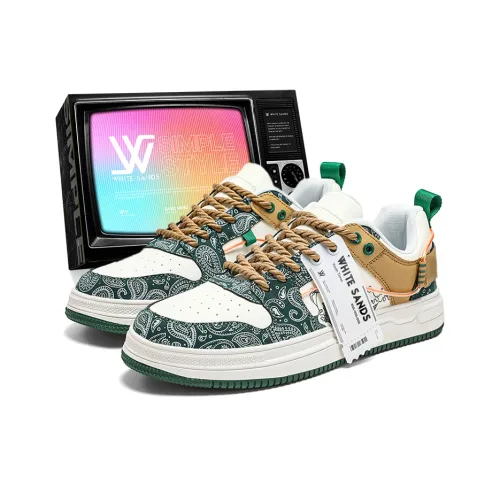 White Sands Slip Resistant, Abrasion Resistant, Breathable Low Top Skateboard Shoes Men's