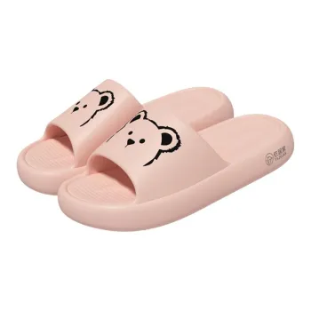 Stay At Home Platform Abrasion Resistant Slip Resistant Couple Outdoor Walking Slippers