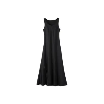 Late White Sleeveless Dress Women's