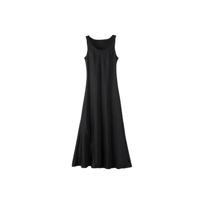 Late White Sleeveless Dress Women's-0