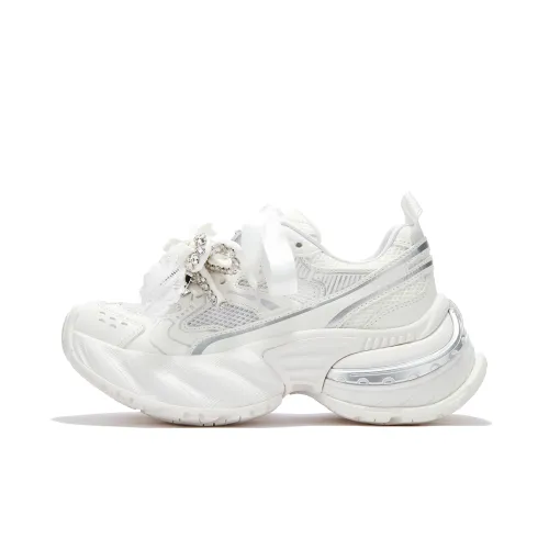 FERNANDA FRANKLIN Anti Slip Wear Resistant Low Top Chunky Sneakers Women's